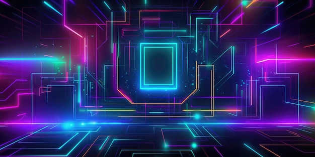 Digital and technology futuristic background