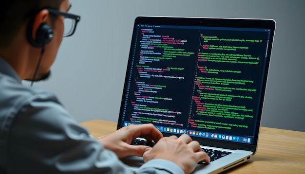 数字技术软件开发概念 编码程序员 软件工程师 编码