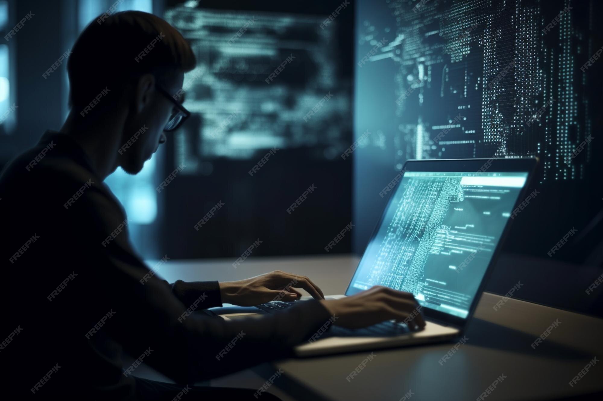 Premium Photo | Digital technology software development concept Coding ...