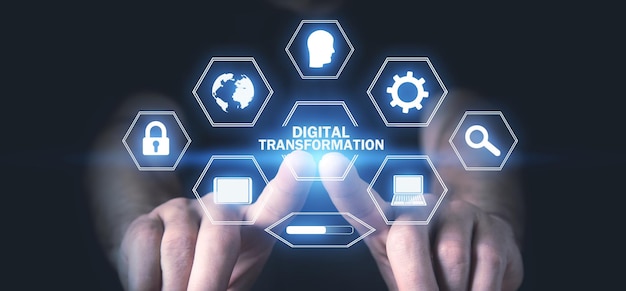 Digital transformation conceptBusiness Innovation Technology