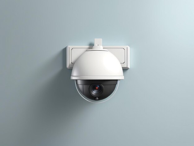 Digital Vigilance 3D Render of a CuttingEdge WallMounted Security Camera