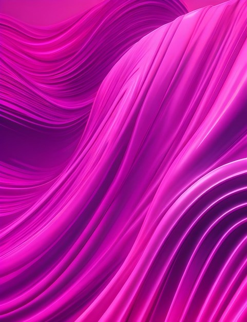 Photo digital wallpaper abstract background pink glowing neon lines and curves