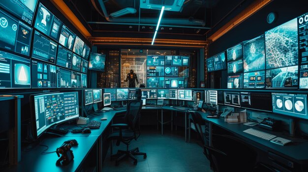 Premium Photo  Digital Watchtower Fortifying Against Cyber Intrusions