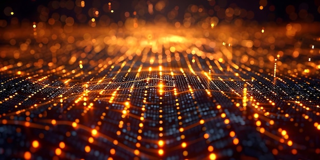 Digitale binaire code behang met SQL Query Database achtergrond concept technologie binaire code database behang SQL Query