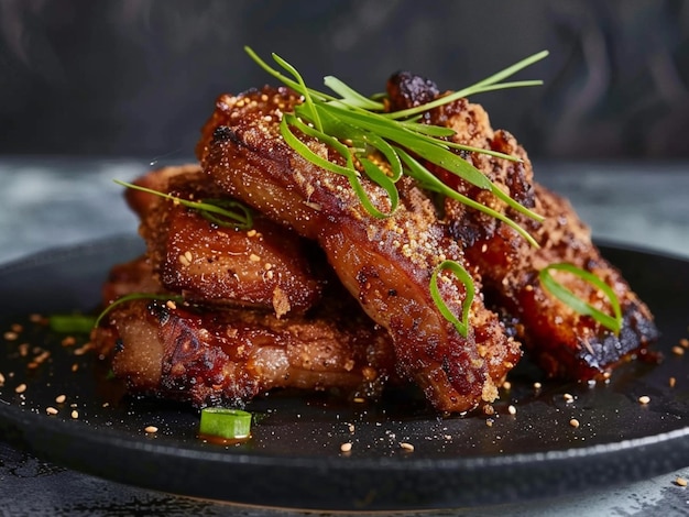 Digitale Composites Cristy Pork Belly Aziatische Food Fotografie Lao Thai Hmong