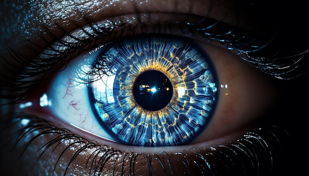digitale holografische oog creatieve technologie