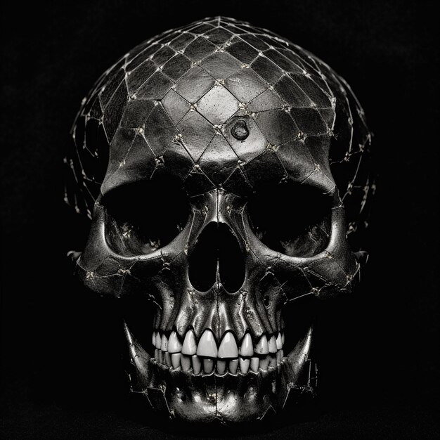 Digitale kunst Halloweens schedel
