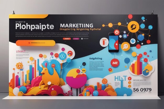 Digitale marketing corporate social media post en web banner of marketing promotie post ontwerp