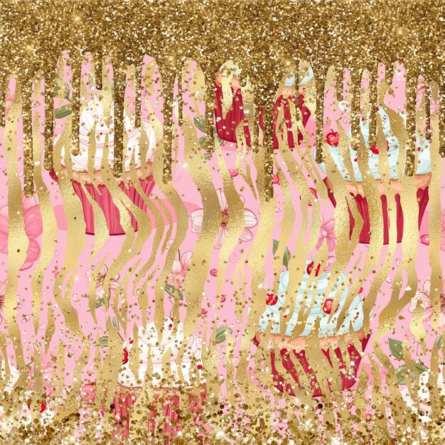 Foto digitale papier naadloos patroon glitter achtergrond