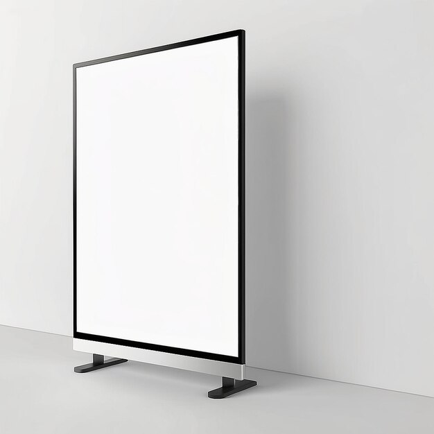 Digitale schermmockup met lege witte ruimte voor het plaatsen van uw ontwerp