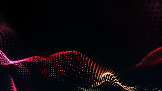 digitale technologie achtergrond opgebouwd uit lijnen mesh