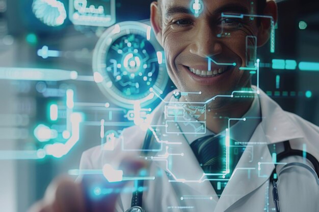 Digitalisering in de geneeskunde door middel van virtuele kaarten en iconen