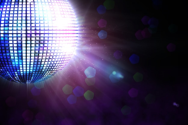 Foto palla da discoteca generata digitalmente