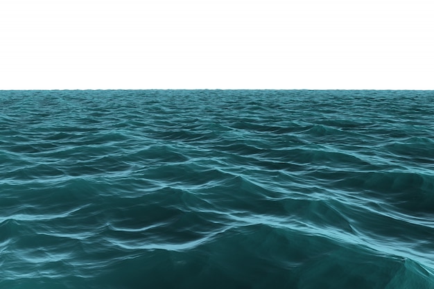 Digitally generated still Blue ocean