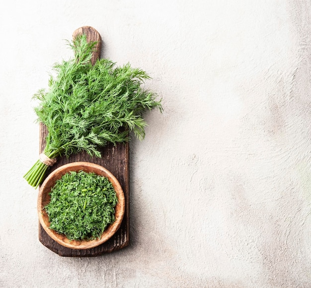 Dill herbal closeup