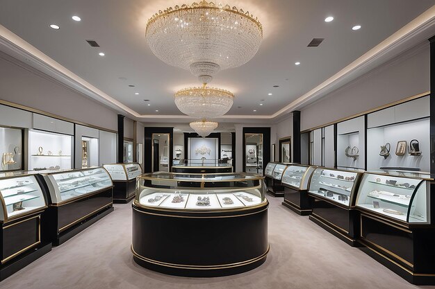 Photo dimond jewlry store showroom