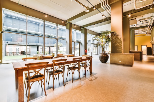 Dining room in the lobby