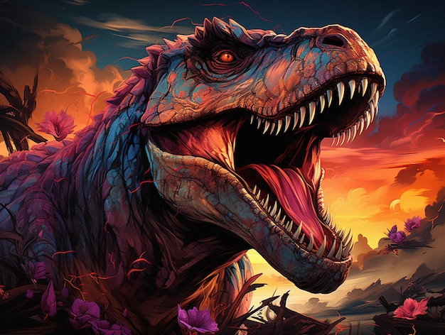 Dinosaur Majesty A Stunning 3D Rendering