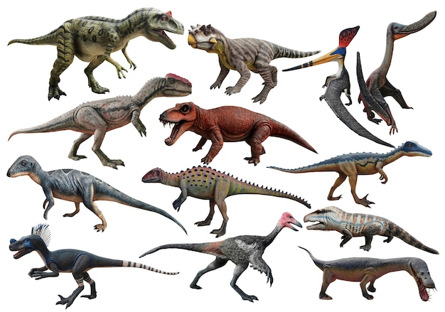 Фото Динозавр на белом фоне юрского периода