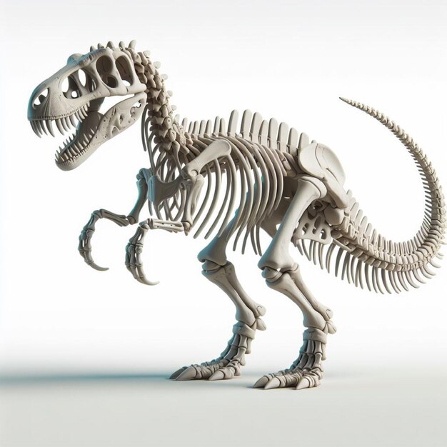 Photo dinosaur skeleton