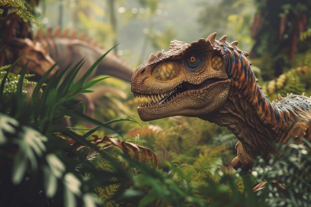 Dinosaur visual photo album with full of prehistoric moments