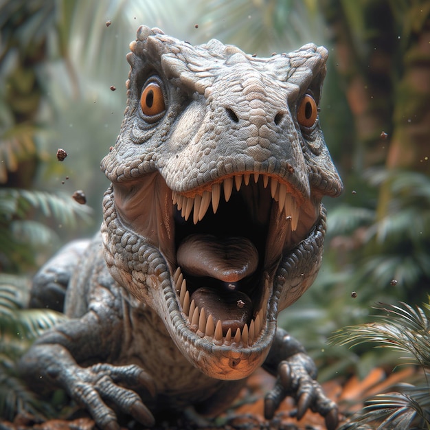 Dinosaur visual photo album with full of prehistoric moments