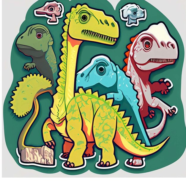 dinosaurus-stickers