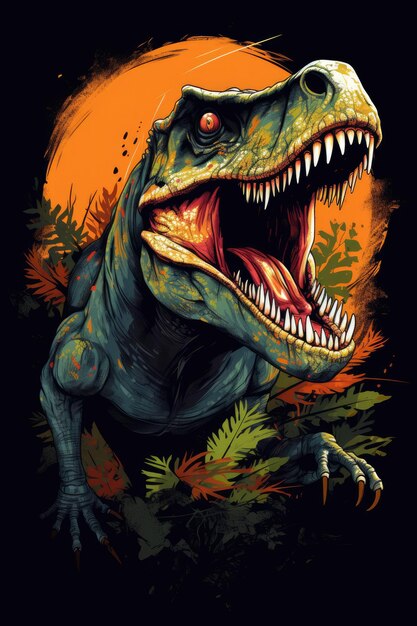 dinosaurusProfessionele t-shirt ontwerp vector