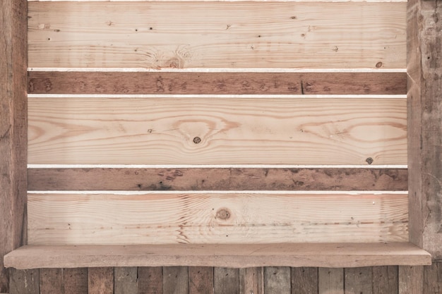 Foto direct boven shot van houten planken