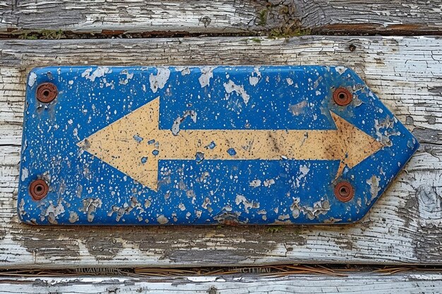 Directional arrow sign