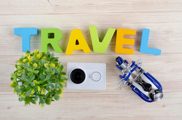 Photo directly above shot of alphabets with toys on table