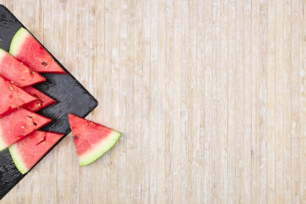 Photo directly above shot of chopped fruits on cutting board