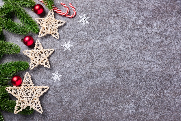 Photo directly above shot of christmas decorations on tree