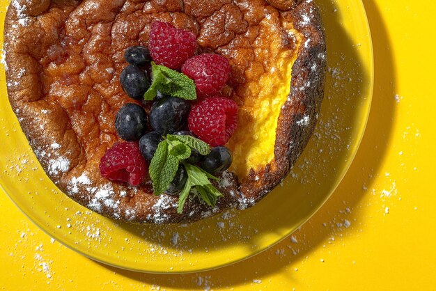 Directly above shot of fruits in plate