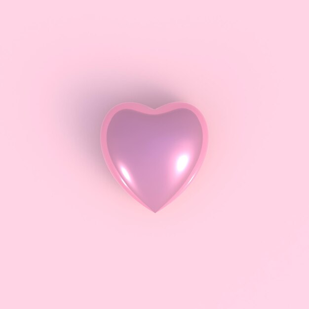 Directly above shot of heart shape over pink background