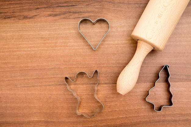 Photo directly above shot of heart shape on table