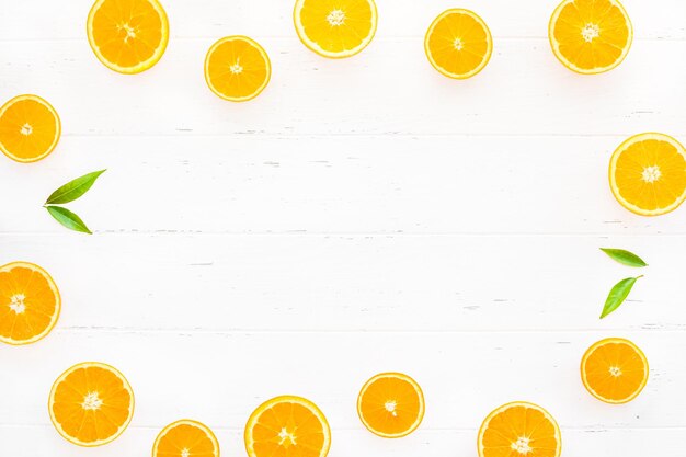 Photo directly above shot of lemon slice over white background