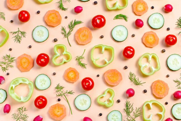 Directly above shot of multi colored candies on table