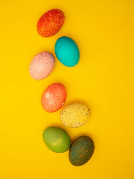 Directly above shot of multi colored candies