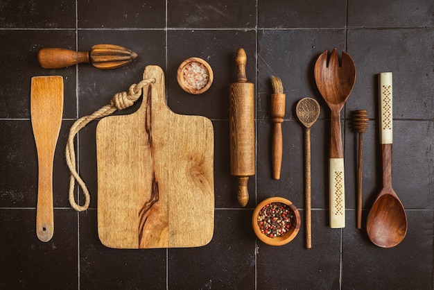 Directly above shot of objects on table