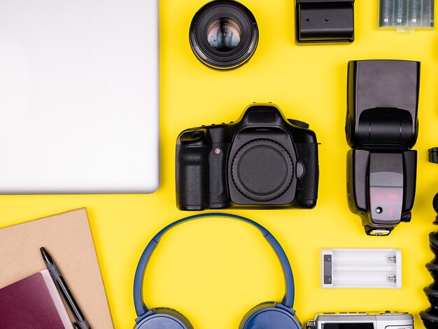 Photo directly above shot of objects on table