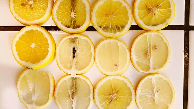 Directly above shot of orange fruits in glass