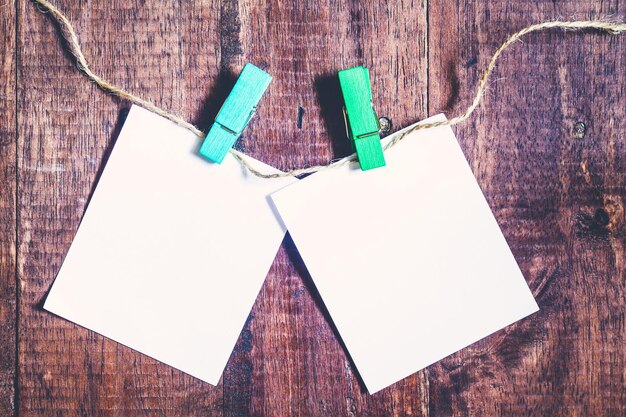 Photo directly above shot of papers on wooden table