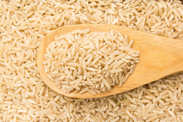 Photo directly above shot of rice