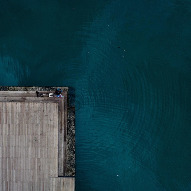 Photo directly above shot of sea