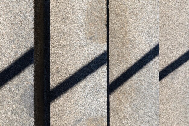 Directly above shot of shadow on steps