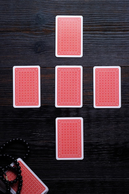 Directly above shot of various objects on table