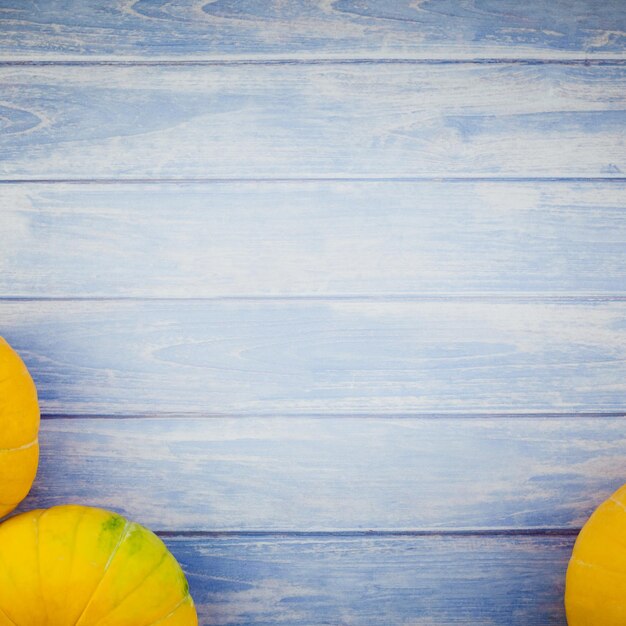 Directly above shot of yellow table