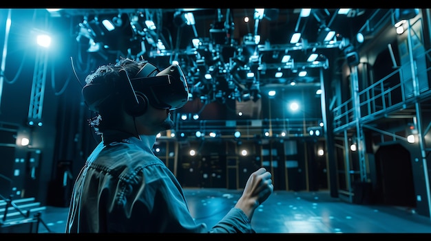 Photo director of digital realms vr stagecraft