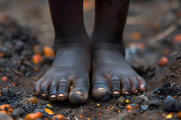 Dirty Feet Close Up